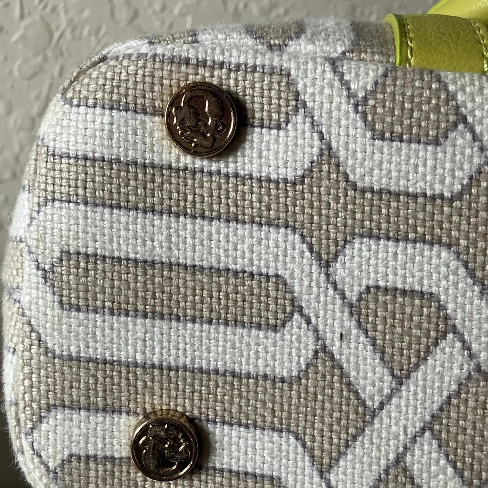 Spartina 449: Veranda Satchel Crossbody Bag- Geometric Pattern - Picture 10 of 11